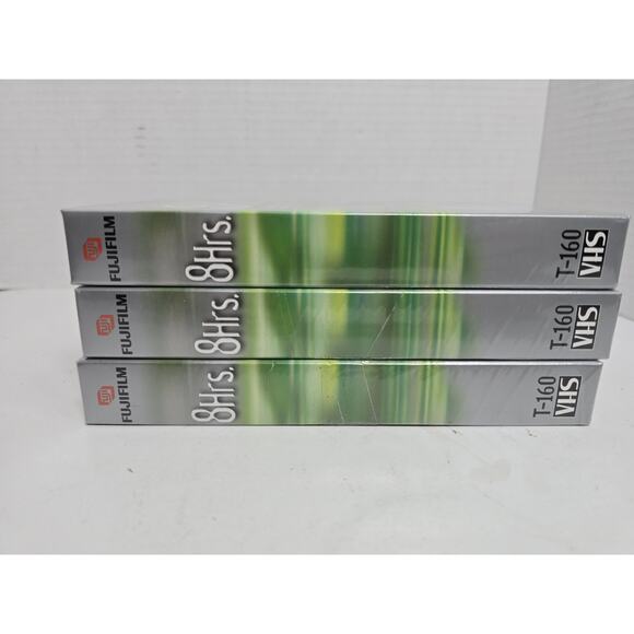 3 - Fujifilm High Quality 8 Hour VHS T-160 Blank Video Cassette Each New Sealed - Picture 3 of 3